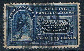 US E5 Used Special Delivery 10c 8 1895 CV 12.50 (U0398)