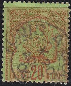 TUNESIEN TUNISIA [1893] MiNr 0023 ( O/used )