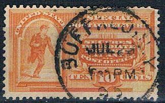 US E3 Used Special Delivery 10c 1893 CV 50.00 7 (U0374)