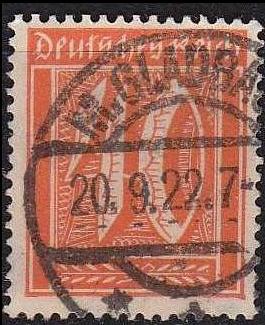 GERMANY REICH [1921] MiNr 0182 ( O/used )