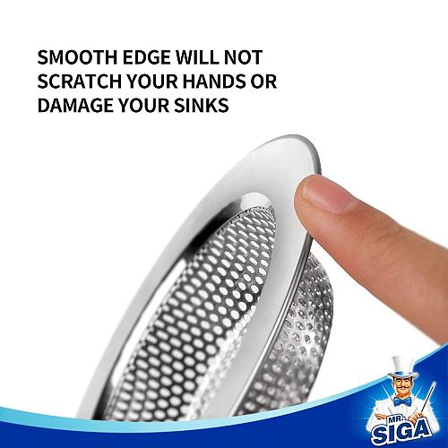 MR.SIGA Kitchen Sink Strainer Stainless Steel Sink Drain Strainer Dishwasher ...
