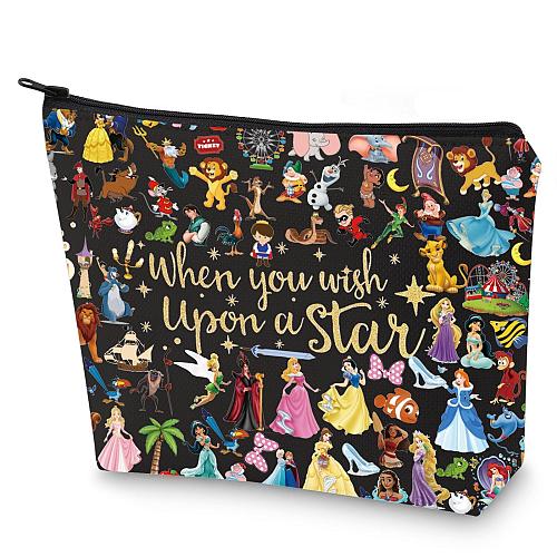 G2TUP Magical Kingdom World Makeup Bag Fairytale & Princess Fans Gift When Yo...