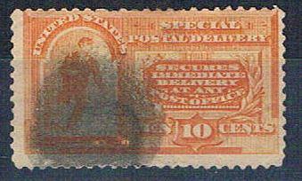 U.S. E3 Used Special Delivery Columbian Exposition 1893 CV 50.00 (HV0044)