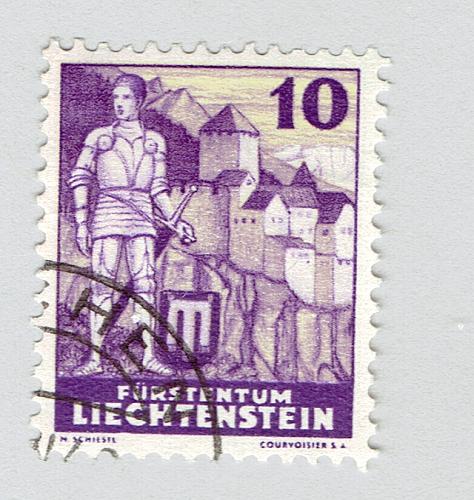 Liechtenstein Knight and Castle Used (BP93107)