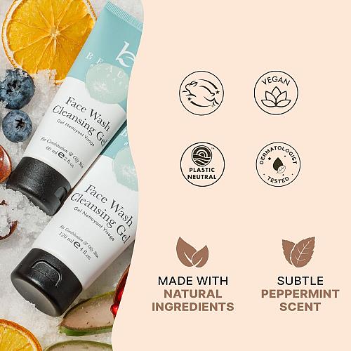 Face Wash - USA Made with Natural & Organic Ingredients Facial Cleanser for A...