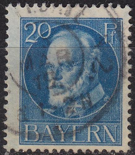GERMANY Bayern Bavaria [1916] MiNr 0097 II A ( O/used )