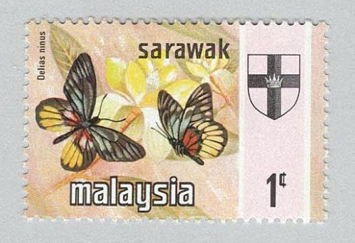 Malaysia Sarawak 235 Butterfly MNH 2 (BP96502)