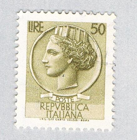 Italy Italia olive 50c (AP130236)
