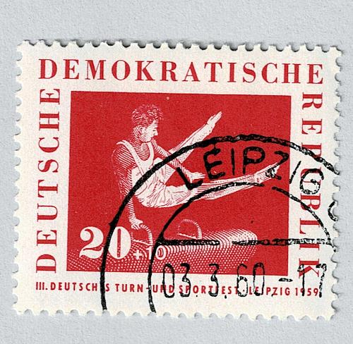 Germany DDR Olympics high horse red 20 Used (BP91507)