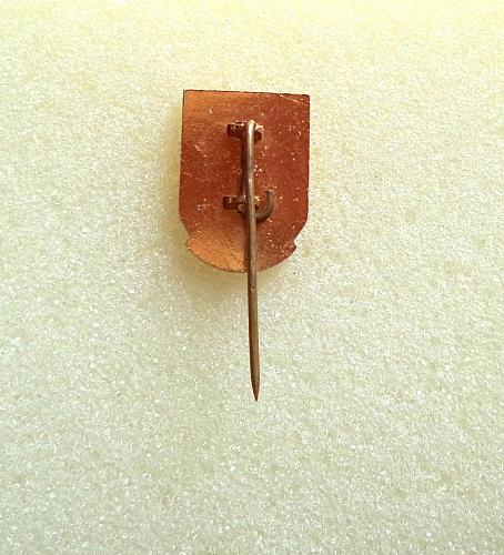 Albanian Gymnastics Federation. Vintage rare sport pin, badge