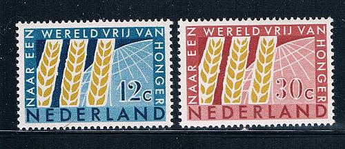 Netherlands 413-14 Unused set Wheat Emblem CV 1.35 (N0399)