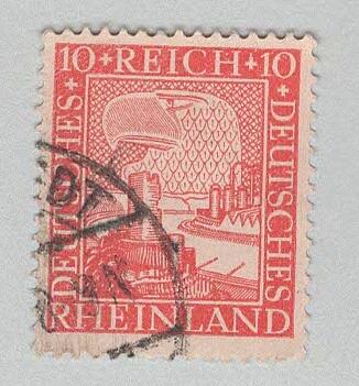 Germany 348 1925 German Eagle Watching Rhine Used (BP89811)