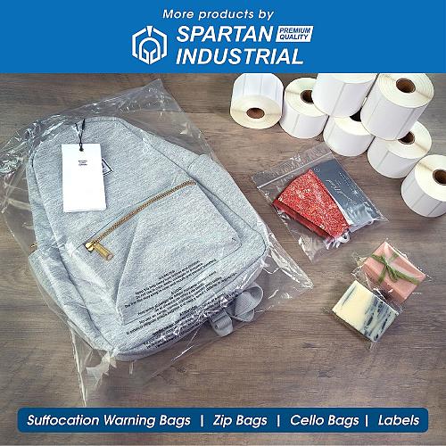 Spartan Industrial - 2.25" X 1.25” Direct Thermal Labels Perforated Barcode A...
