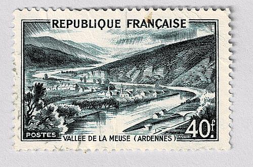 France 631 Meuse Valley 1949Used (BP90710)