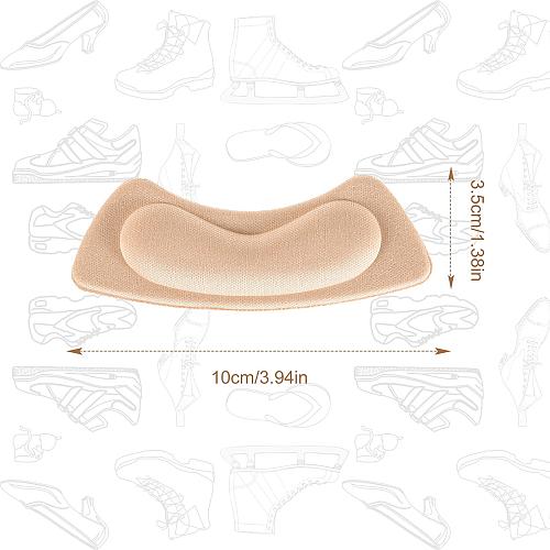Taihexin 10 Pairs Heel Grips Liner Cushions Inserts for Loose Shoes Premium H...