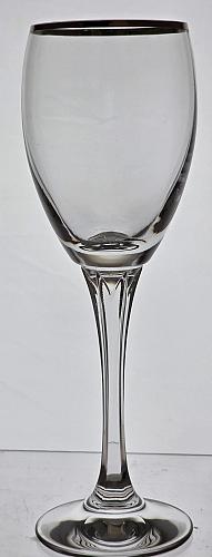 Gorham Crystal Andante tall Platinum wine