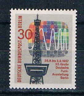 Germany Berlin 9N262 MNH Radio Tower 1967 (G0774)+