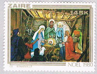 Zaire 1003 Unused Nativity 1980 CV 1.75 (BP40018)