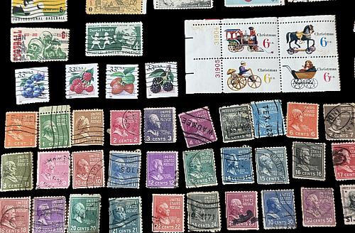 120 all different US used stamp lot with sets Free shipping