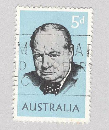 Australia Used Winston Churchill blue 5 (BP88917)