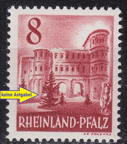 GERMANY Alliiert Franz. Zone [RheinlPfalz] MiNr 0036 y IV ( */mh )