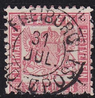 GERMANY Baden [1860] MiNr 0018 ( O/used ) [01]