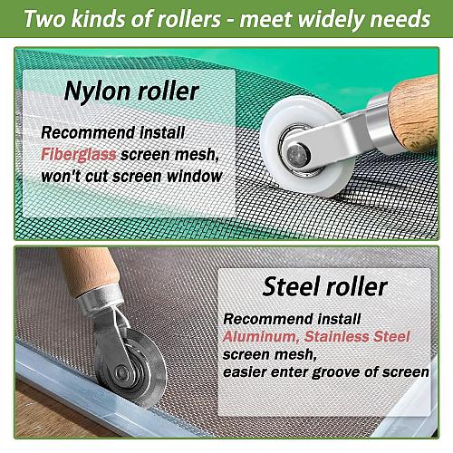 Screen Roller Tool King&Charles Screen Spline Tool Spline Roller Steel/Nylon ...