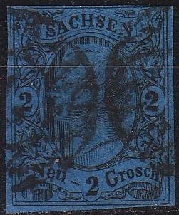 GERMANY Sachsen [1855] MiNr 0010 ( O/used ) [04]