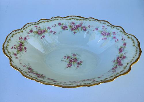 Limoges France Elite works oval bowl CR