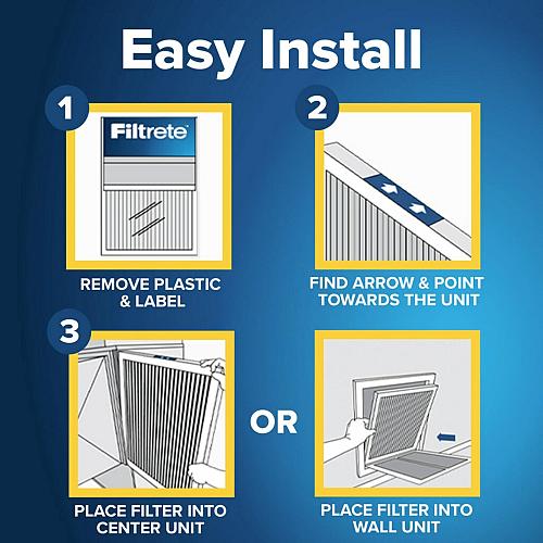 Filtrete 20x20x1 AC Furnace Air Filter MERV 5 MPR 300 Capture Unwanted Partic...