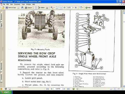 MASSEY FERGUSON 50 & 65 TRACTOR REPAIR SERVICE 350pg w/ MF65 Repair & Rebuilding