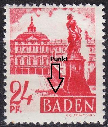 GERMANY Alliiert Franz. Zone [Baden] MiNr 0008 yv I ( **/mnh )