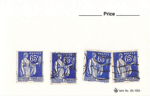 France 1 different of 4 total stamps included (SC0_291)