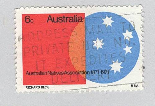 Australia Used Australian natives association 1974 (BP90423)