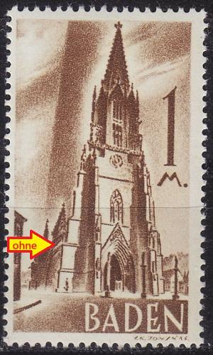 GERMANY Alliiert Franz. Zone [Baden] MiNr 0013 yv I ( **/mnh )