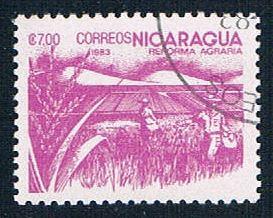 Nicaragua 1303 Used Rice paddy ur 1983 (N0621)+