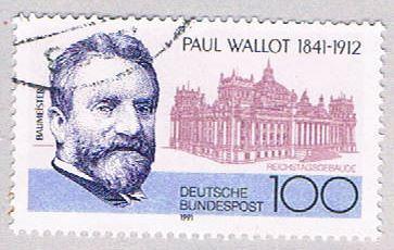 Germany 1653 Used Wallot 1991 (BP49828)