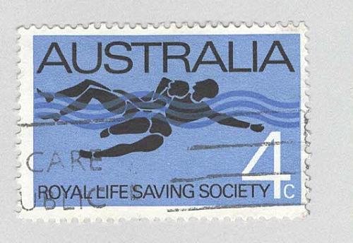 Australia Used Royal life saving society Violet 4 (BP90420)