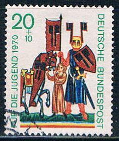 Germany B456 Used Medievil Figures (GI0385P89)