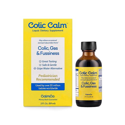 Colic Calm Gripe Water Colic & Infant Gas Relief Drops 2 Ounce