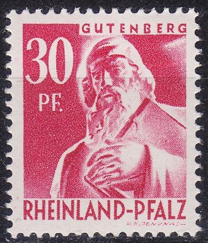 GERMANY Alliiert Franz. Zone [RheinlPfalz] MiNr 0009 yv ( **/mnh )