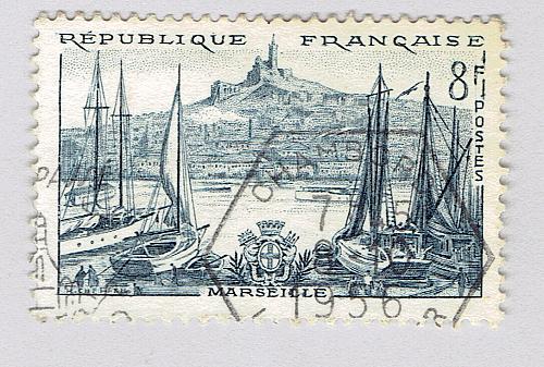 France 775 Marseille 1955 Used (BP91819)
