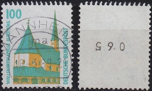 GERMANY BUND [1989] MiNr 1406 R ( O/used ) [01] Sehensw&uuml;rdigkeiten