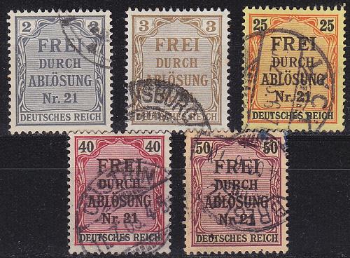 GERMANY REICH Dienst [1903] MiNr 0001 ex ( O/used ) [01]