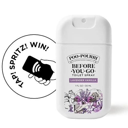 Poo-Pourri Before-You-Go Toilet Spray Lavender Vanilla 1 Fl Oz Pocket Travel ...