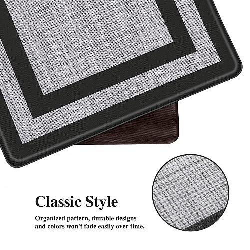 Mattitude Kitchen Mat 2 PCS Cushioned Anti-Fatigue Non-Skid Waterproof Rugs E...