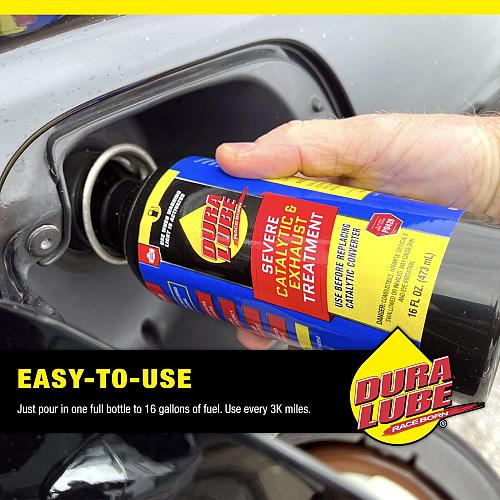 Dura Lube Severe Catalytic and Exhaust Treatment Cleaner Fuel Additive 16 fl....