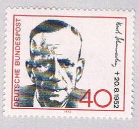 Germany 1093 MLH Kurt Schumacher 1972 CV 1.25 (BP49717)