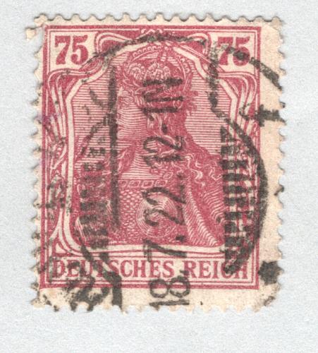Germany 127 1920 Germania 75pf Used (BP88839)