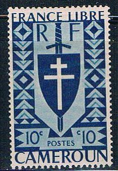 Cameroun 283 MLH Lorrarne Cross 1941 (C0187)+